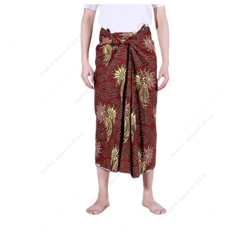 Batik Sarong Wrap - Sarong per uomo donna Myanmar Longyi
