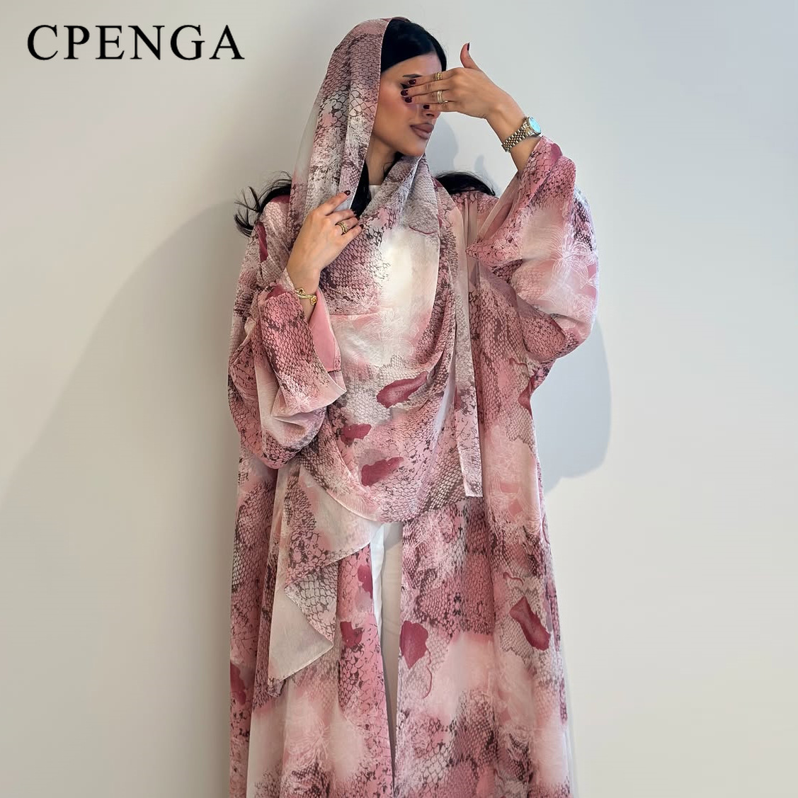 Abaya Modest Wear - 2026 Abaya di Lusso Dubai Rosa