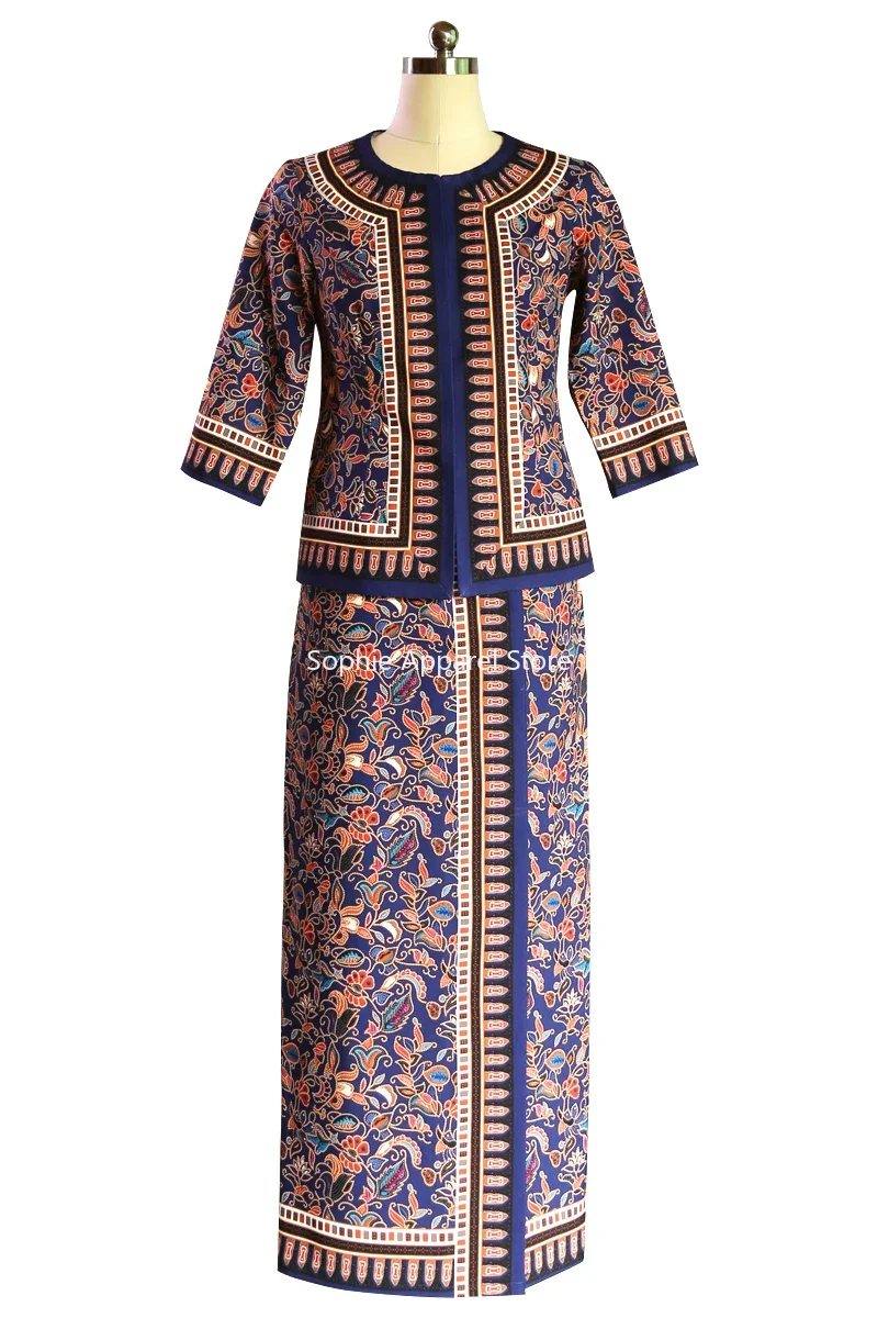 Batik Sarong Wrap - Uniforme da assistente di volo del