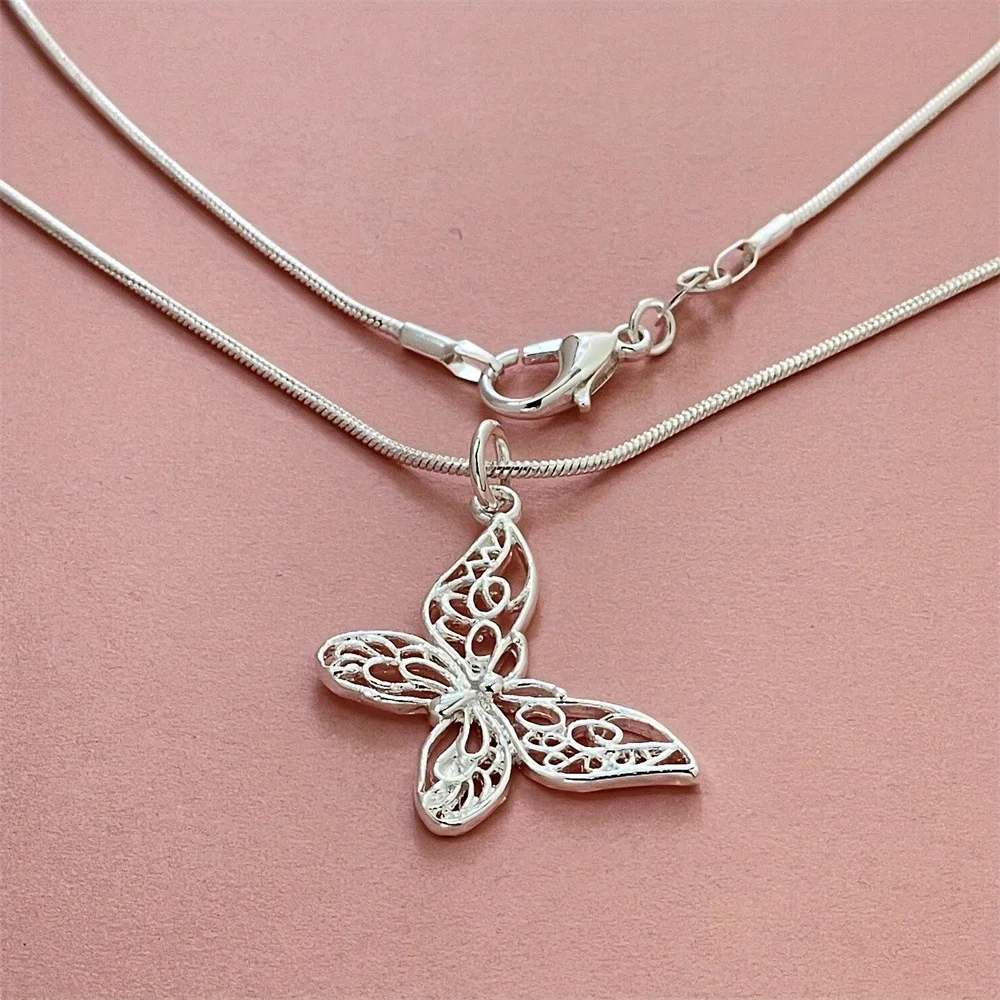 Ethnic Fashion Designers - Collane con farfalle in argento sterling
