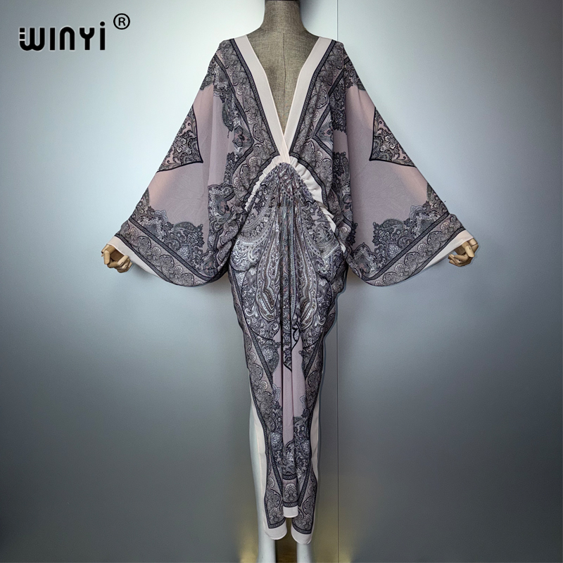 Kaftan Women Boho - Abito Sexy WINYI con Scollo a