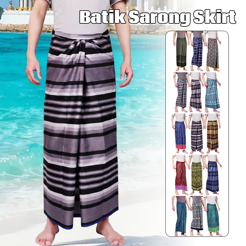Batik Sarong Wrap - Sarong Batik Unisex, Gonna Etnica Dai,