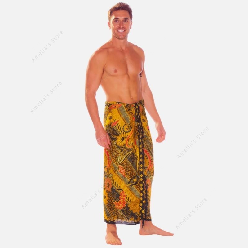 Batik Sarong Wrap - Sarongs Uomo Sarong con motivo tradizionale