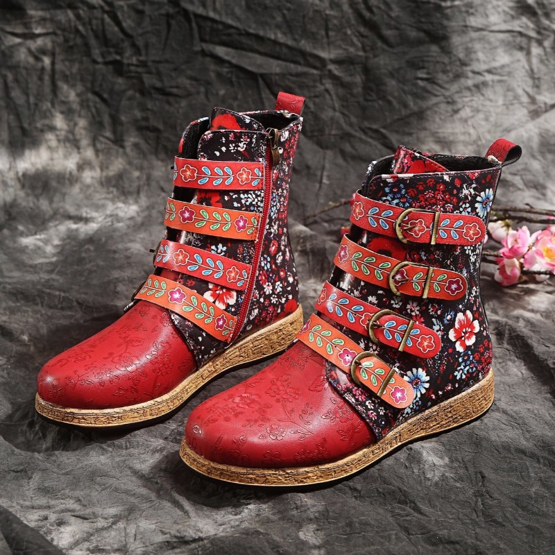 Ethnic Fashion Brands - Stivali da Donna di Marca Primavera