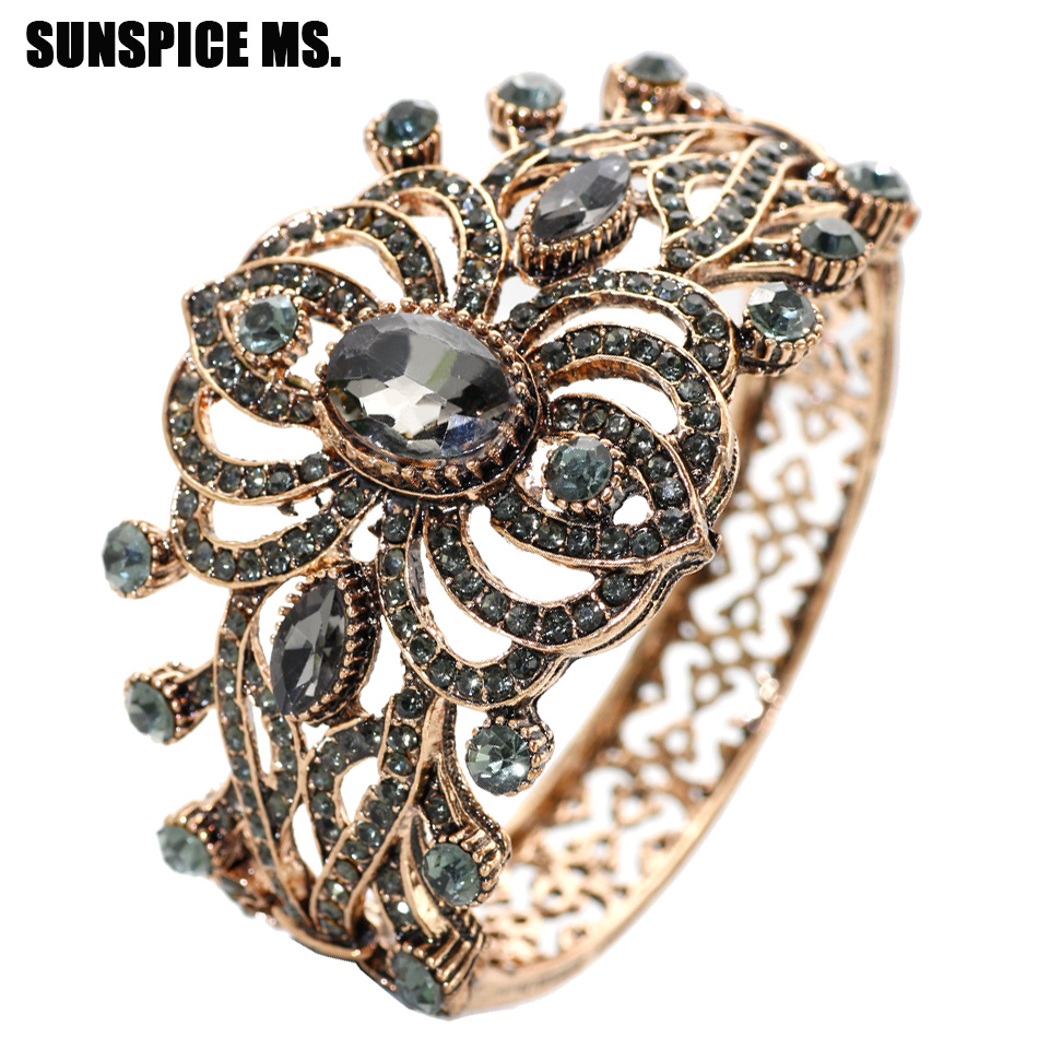 Ethnic Fashion Brands - Bracciale rigido vintage etnico della Boemia