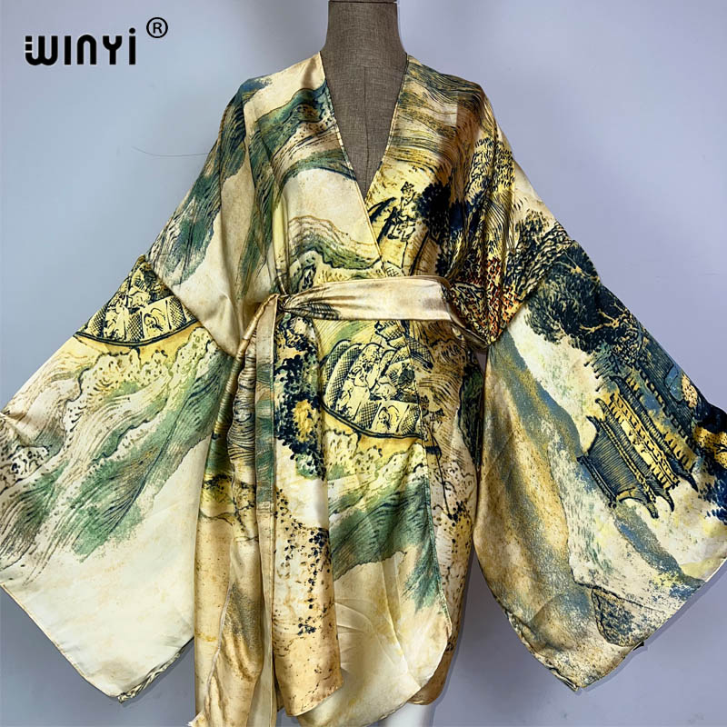 WINYI Africa kimono cinese pit - Kaftan Women Boho recensione e prezzo