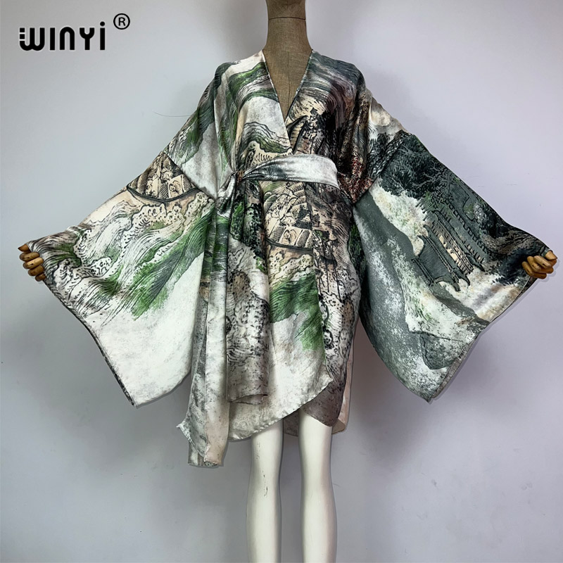 WINYI Africa kimono cinese pit - Kaftan Women Boho recensione e prezzo