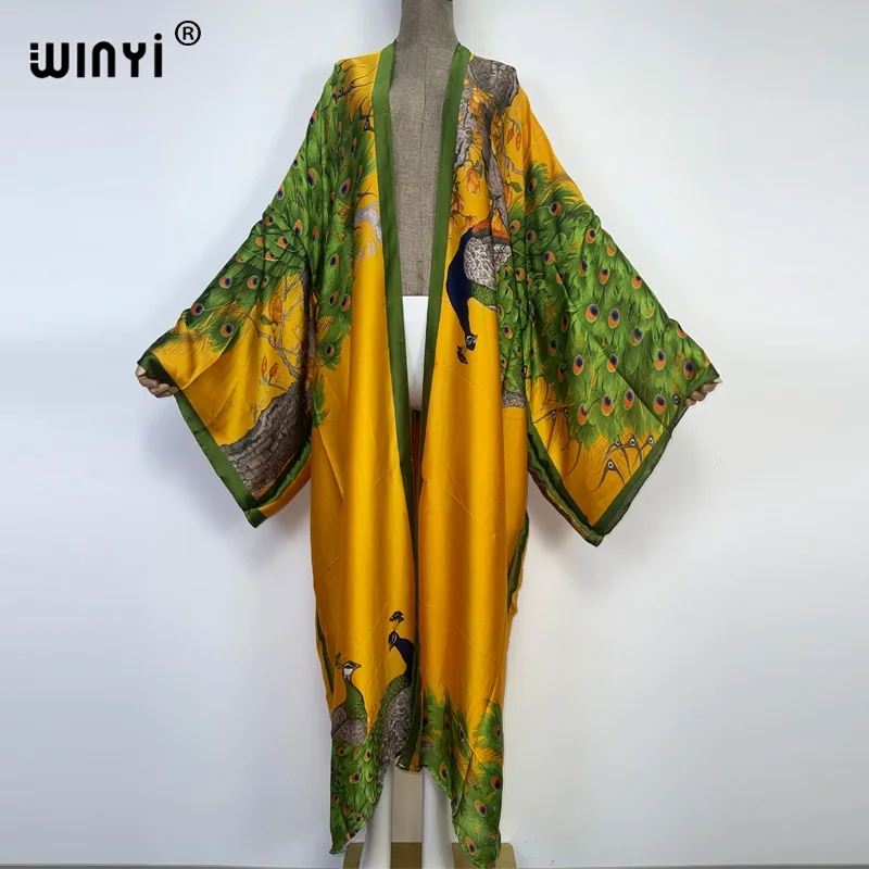 WINYI Summer Classic peacock p - Kaftan Women Boho recensione e prezzo