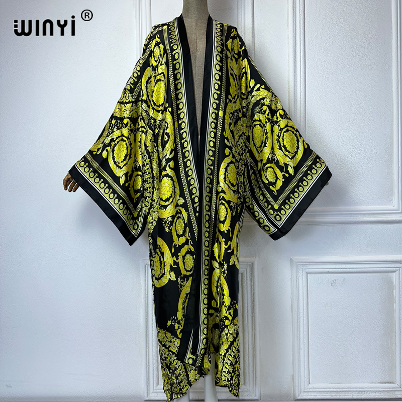 WINYI Africa boho print kimono - Kaftan Women Boho recensione e prezzo