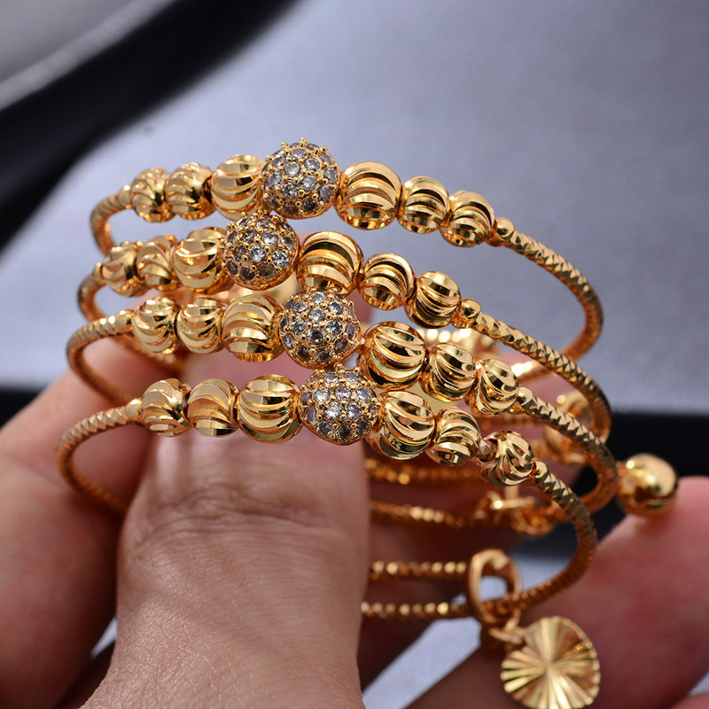 Set di 4 Bracciali Etnici in O - Ethnic Fashion Dubai recensione e prezzo