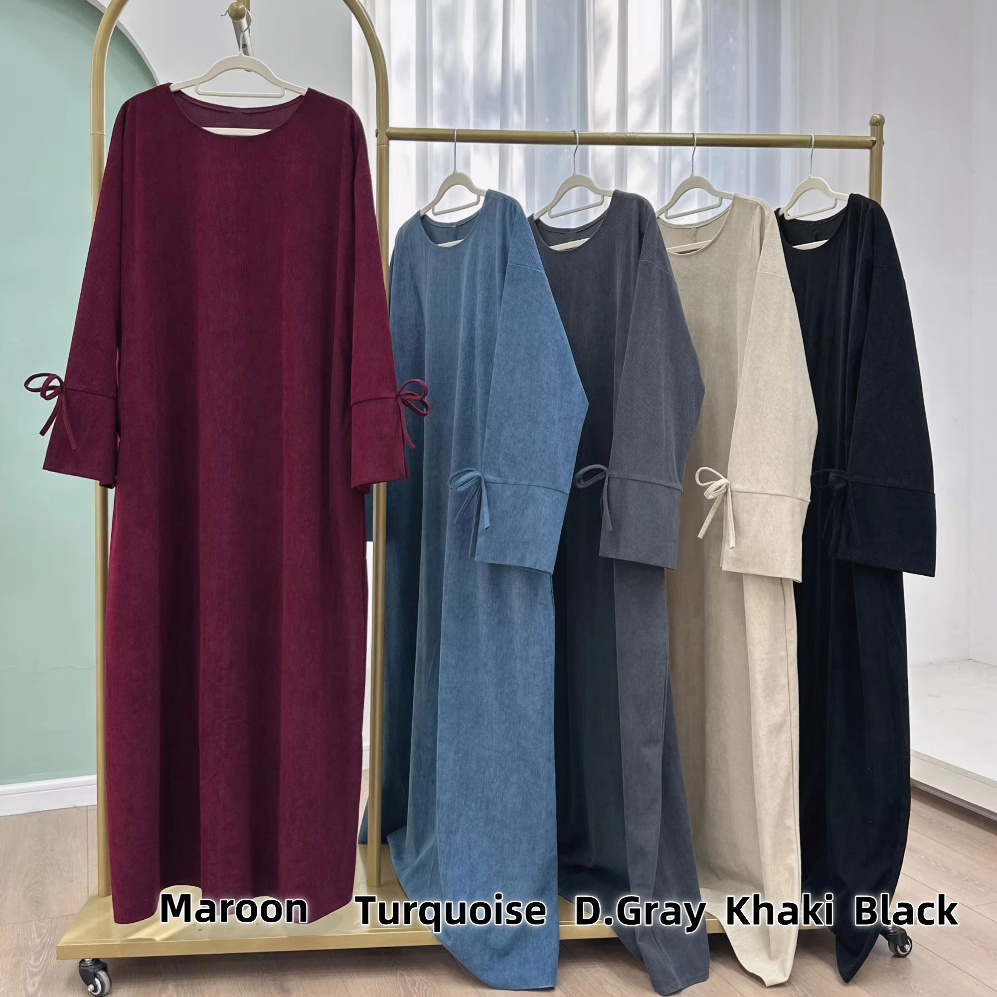 Ramadan Bow-nodo Dubai Abaya A - Abaya Modest Wear recensione e prezzo