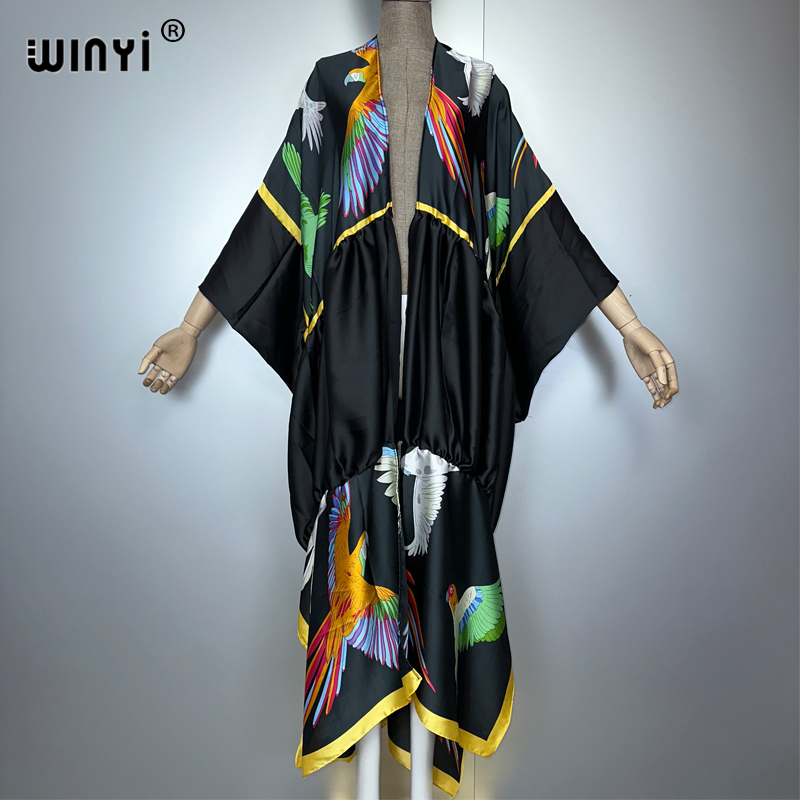 WINYI stampa boho kimono maxi  - Kaftan Women Boho recensione e prezzo