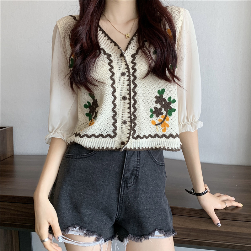 Cardigan Aperto con Ricami in  - Ethnic Fashion Designers recensione e prezzo