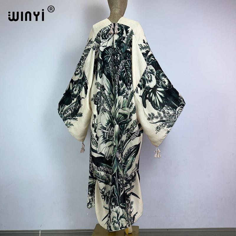 WINYI kimono Africa boho fashi - Kaftan Women Boho recensione e prezzo